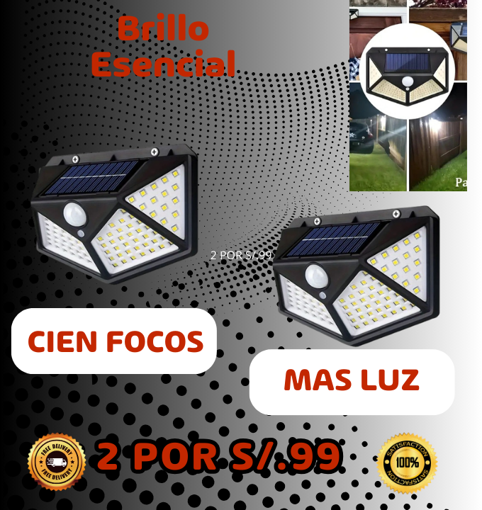Lamparas de pared solar